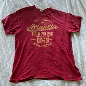 Red Atlantis Graphic T-Shirt